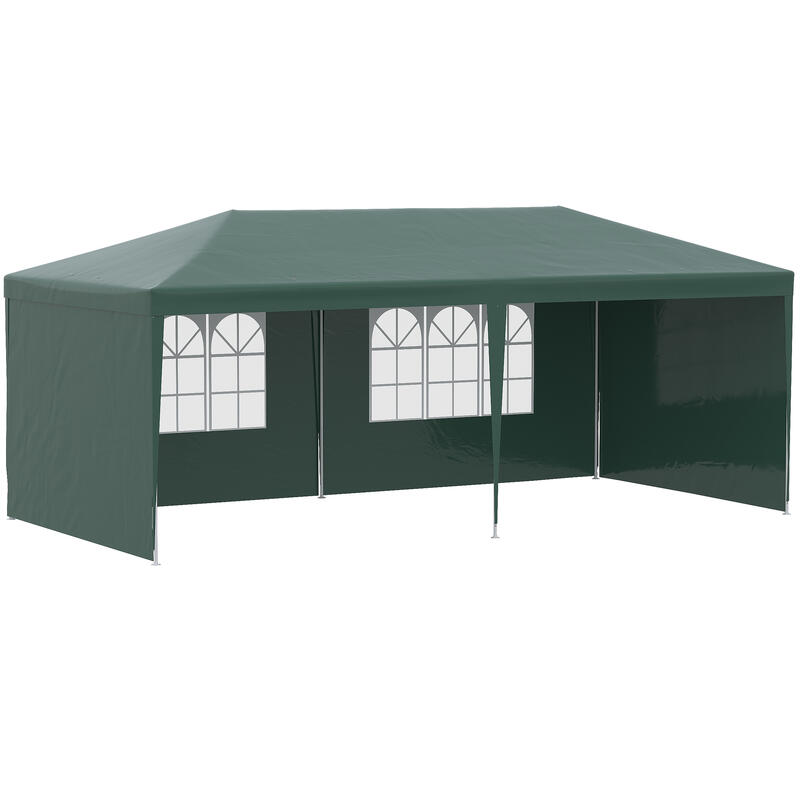 Carpa Evento Deportivo 585x295x255 cm Verde Oscuro