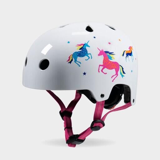 MICRO Micro Children's Patterned Helmet: Unicorn