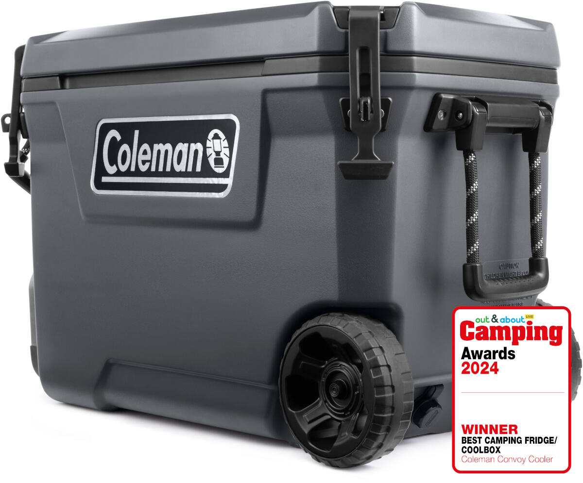 Coleman 65QT Convoy Wheeled Cooler Box 1/7