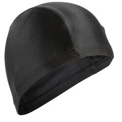 Seconde vie - Bonnet de Bain en Maille - Tissu Uni - Noir - EXCELLENT