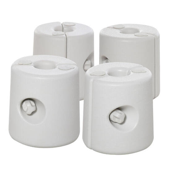 Pesos para Carpas de Eventos Deportivos Outsunny 24x24x25 cm Blanco