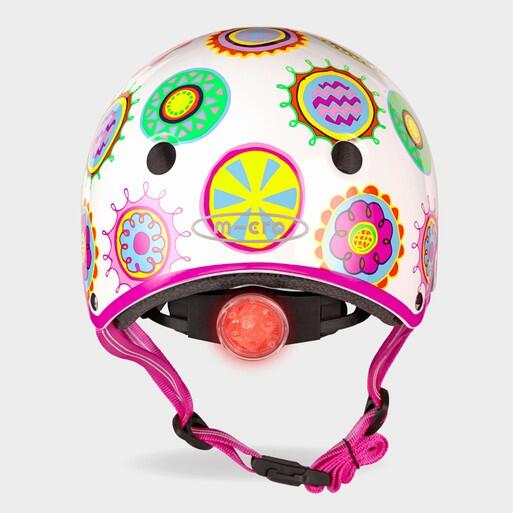 Micro Children's Deluxe Helmet: Doodle Dot 2/7