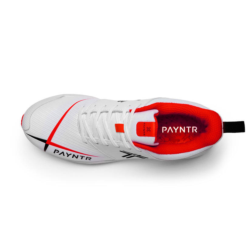 PAYNTR V Cricket Spike - White & Red 3/3