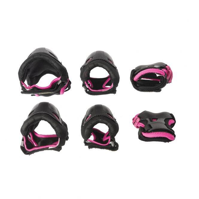 Zestaw ochraniaczy Rollerblade Skate Gear Junior 3 Pack Black Pink