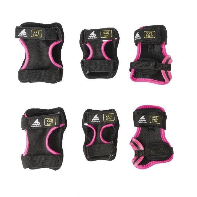 Protecciones Rollerblade Skate Gear JR Negro/Rosa 2/7