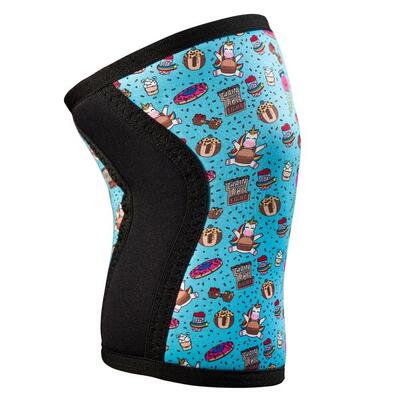 Rodilleras 5 mm Cross training Rainbow Cookie Attitude Trainlikefight Azules