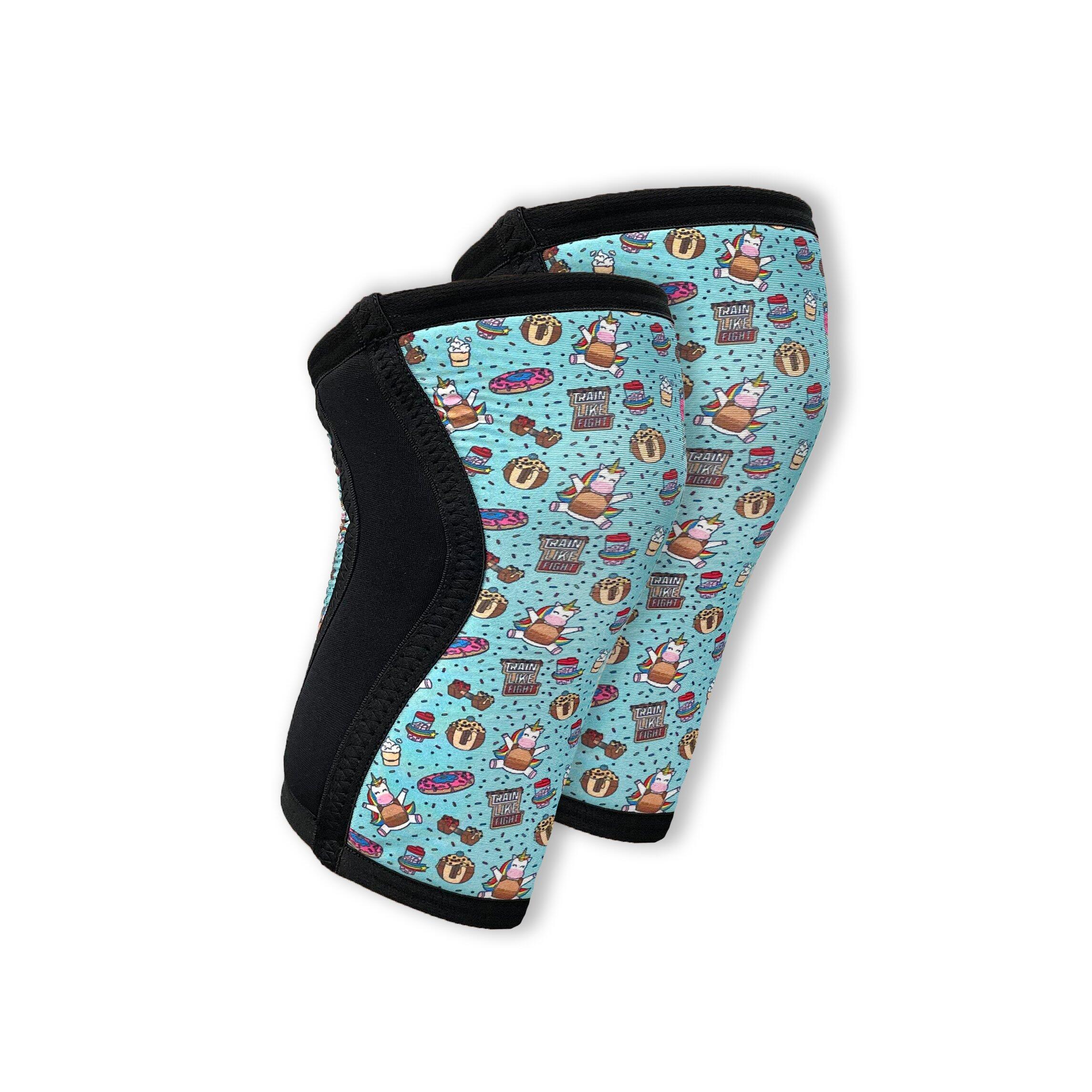 Joelheiras 5 mm Cross training Rainbow Cookie Attitude Trainlikefight Azul 2/4
