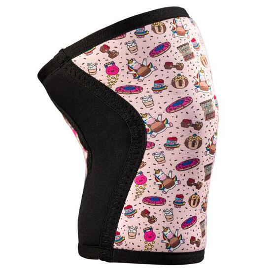 Rodilleras 5 mm Cross training Rainbow Cookie Attitude Trainlikefight Rosas