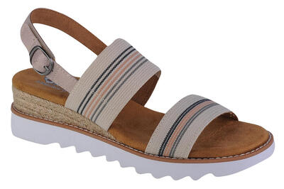 Sandalen vrouw skechers desert kiss hi tea time beige