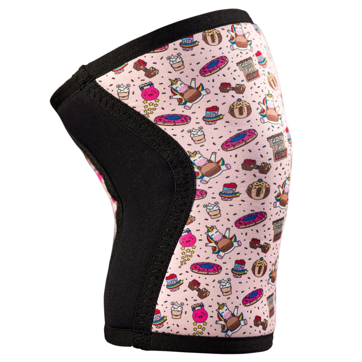 Joelheiras 5 mm Cross training Rainbow Cookie Attitude Trainlikefight Rosa 1/4