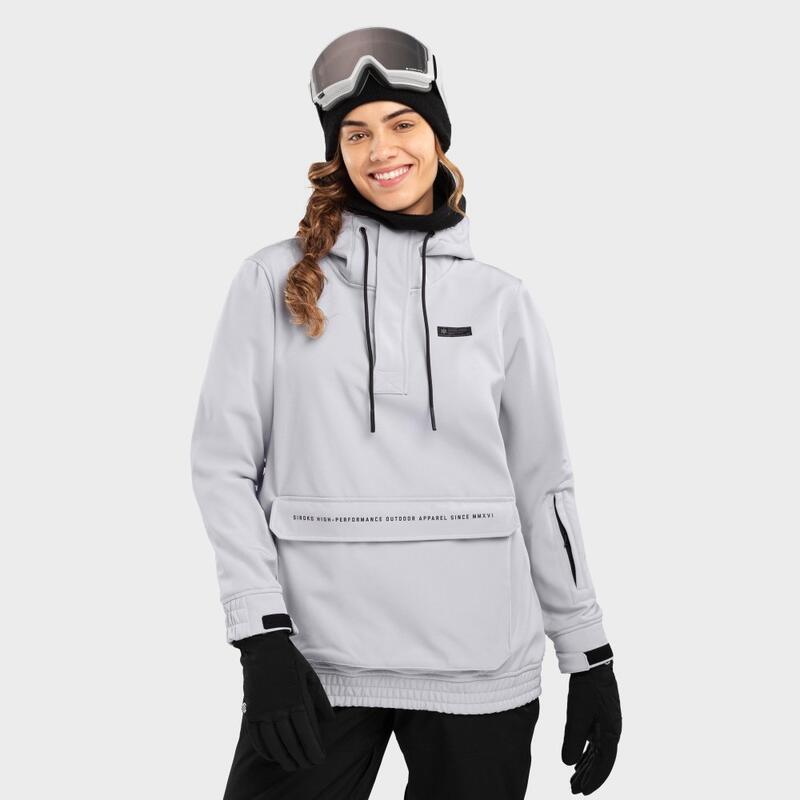 Veste snowboard femme Sports d'hiver W3-W Lhotse Gris