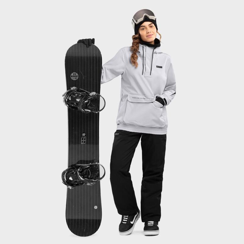 Casaco de snowboard para mulher Desportos de inverno W3-W Lhotse SIROKO Cinzento