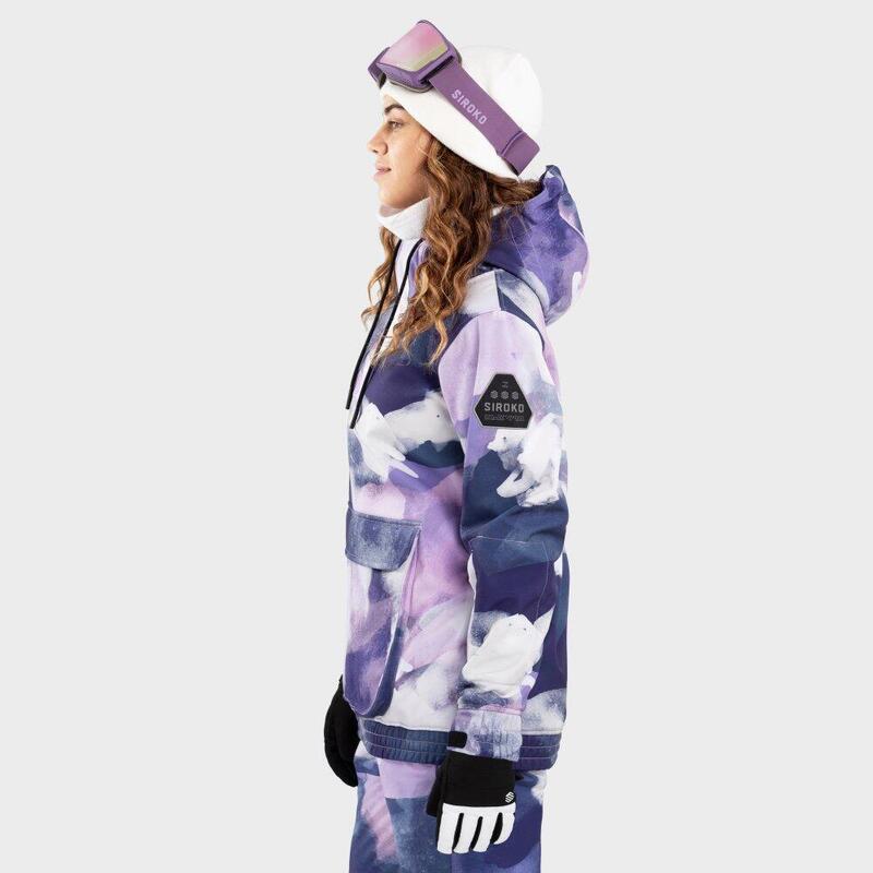 Casaco de snowboard para mulher Desportos de inverno W3-W Cloudmont Multicor