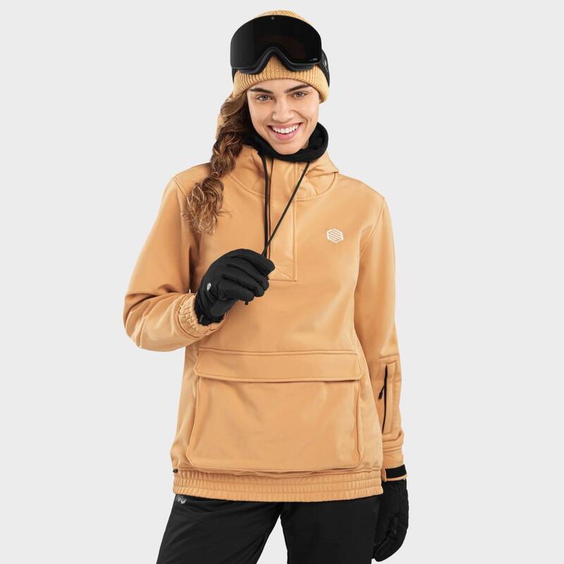 Chaqueta para snowboard/esquí mujer esquí y nieve W3-W Neuquén Amarillo