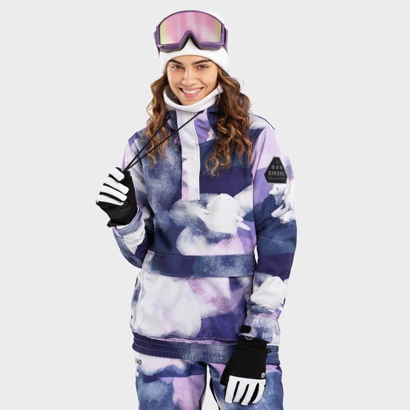 Giacca da snowboard da donna Sport invernali W3-W Cloudmont SIROKO Multicolore