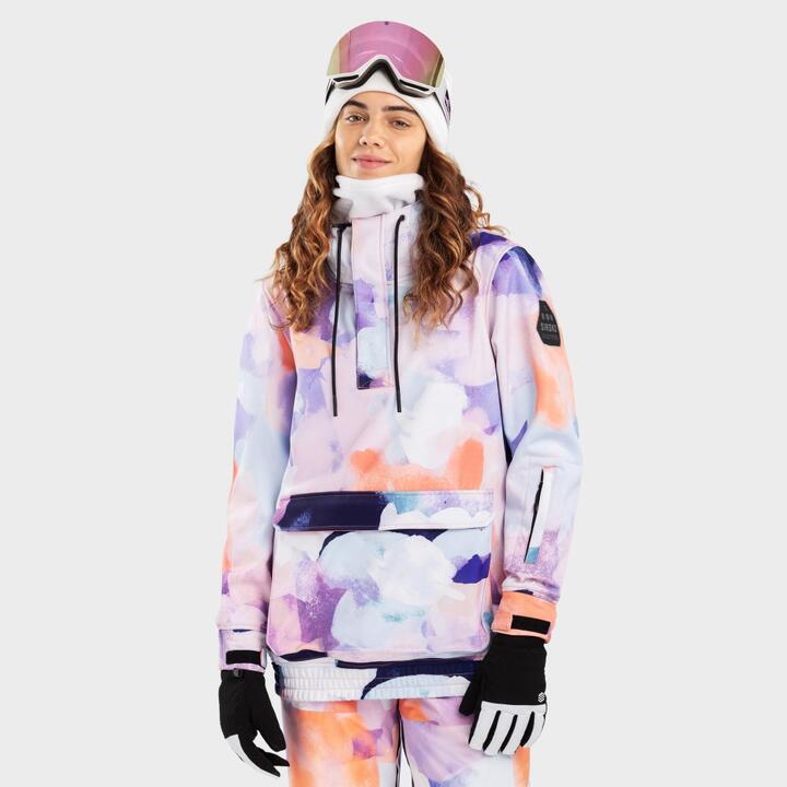 SIROKO - Snowboardjas met Kangoeroezak Siroko W3 Cloudmont - XS - Multicolor