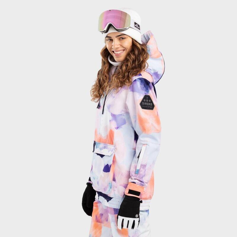 Chaqueta para snowboard/esquí mujer esquí y nieve W3-W Halo SIROKO Multicolor