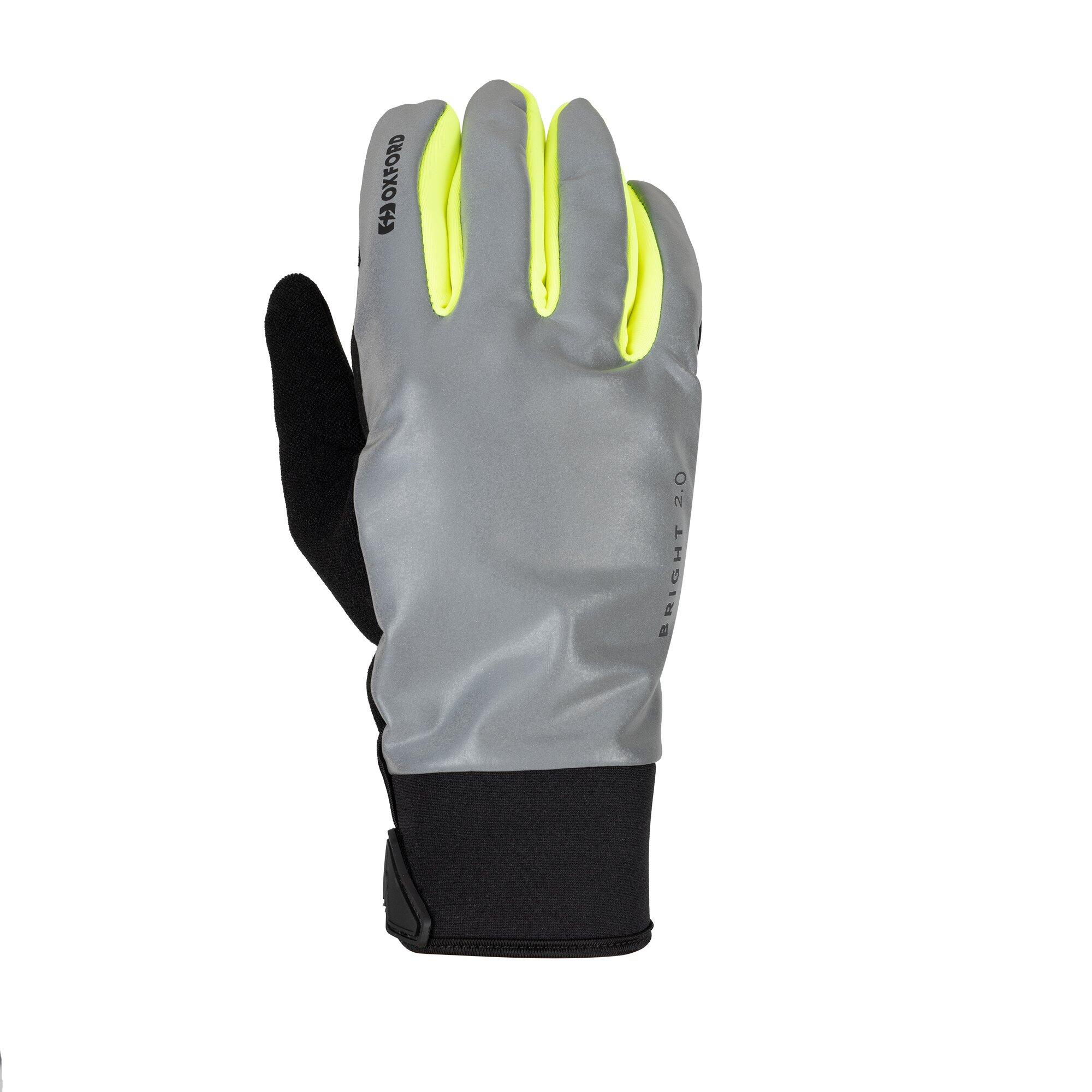 Oxford Bright Gloves 2.0 Black L 1/4