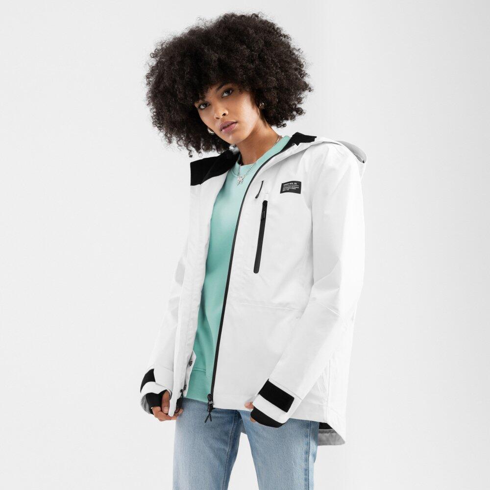 Women Lifestyle 's jacket W5-W Megeve LF White