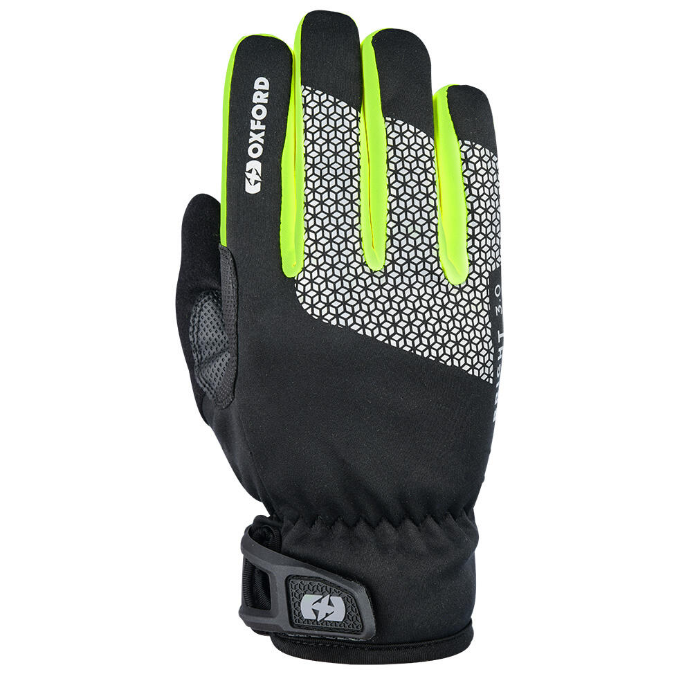 Oxford Bright Gloves 3.0 Black XS 1/2