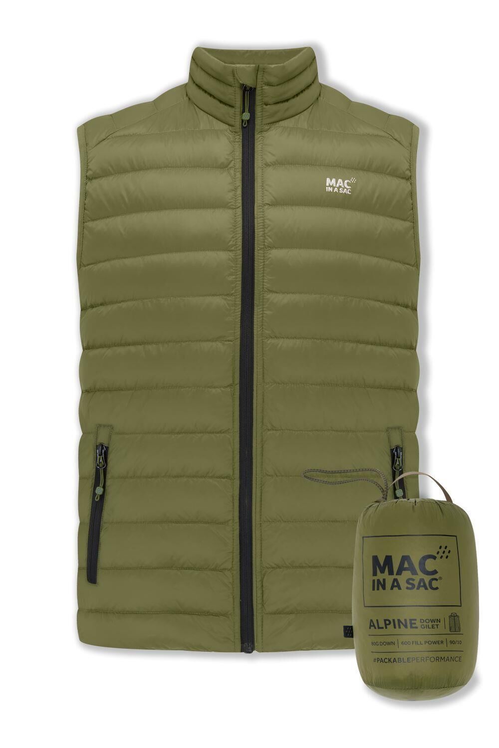 MAC IN A SAC Alpine Packable Mens Down Gilet