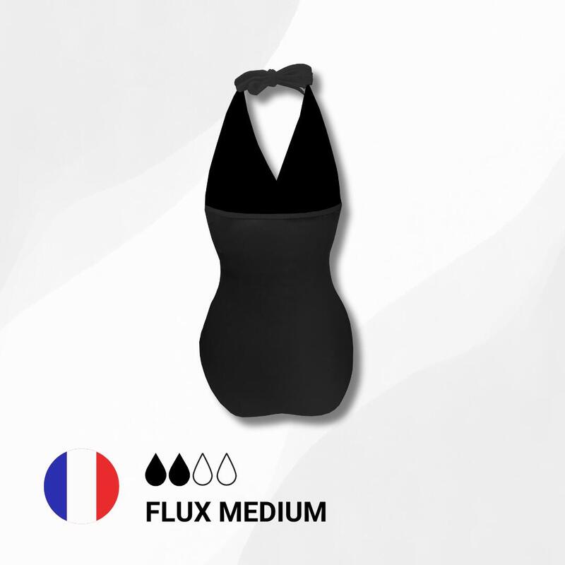 Maillot de bain menstruel 1 pièce Dos Nu - Flux Medium