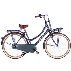 Découvrez le vélo Spirit Cargo Plus N3 en bleu jean, 3 vitesses 28 inch 57 cm
