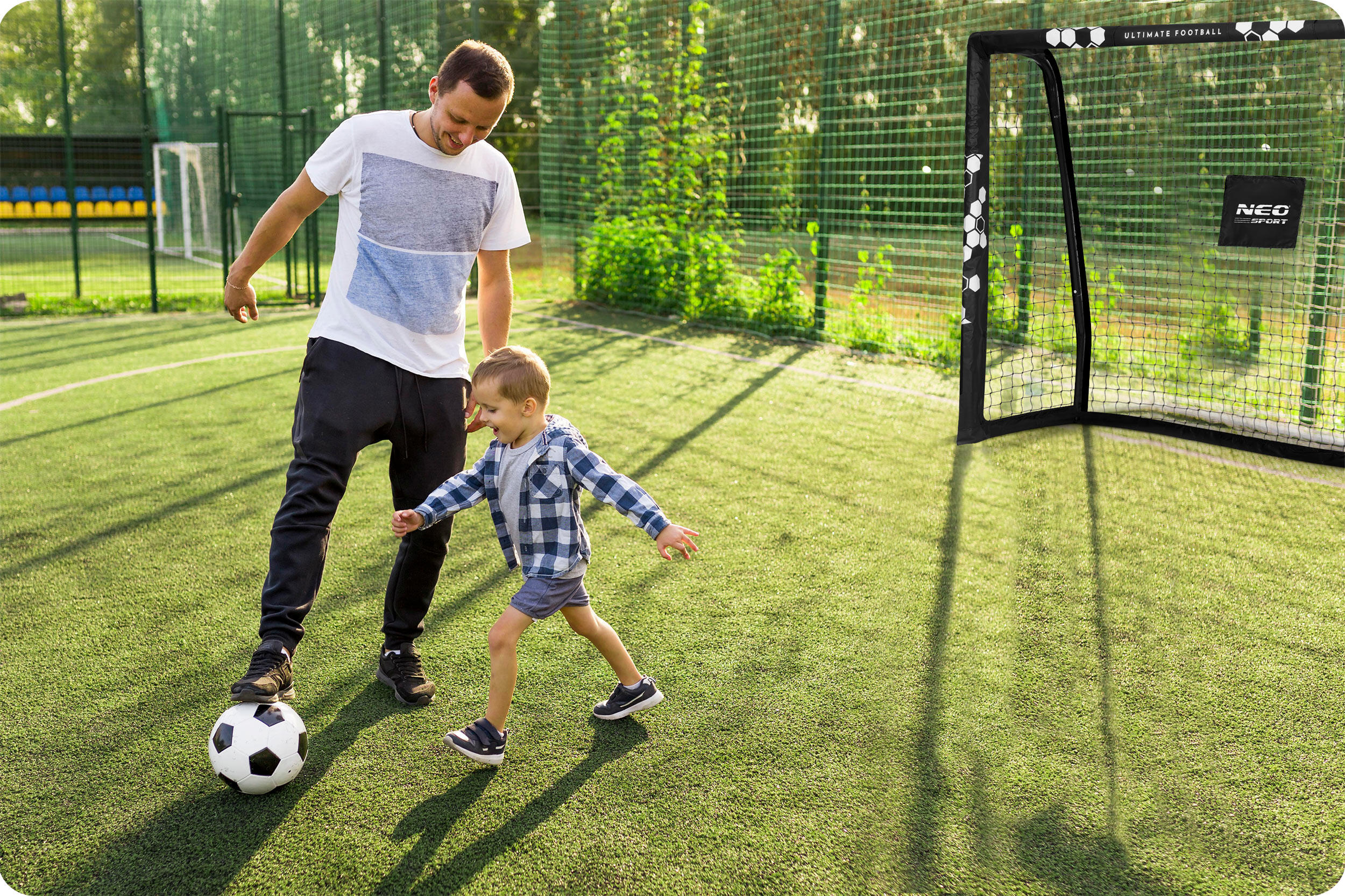 Porte calcio Neo-Sport, Nero 5/7
