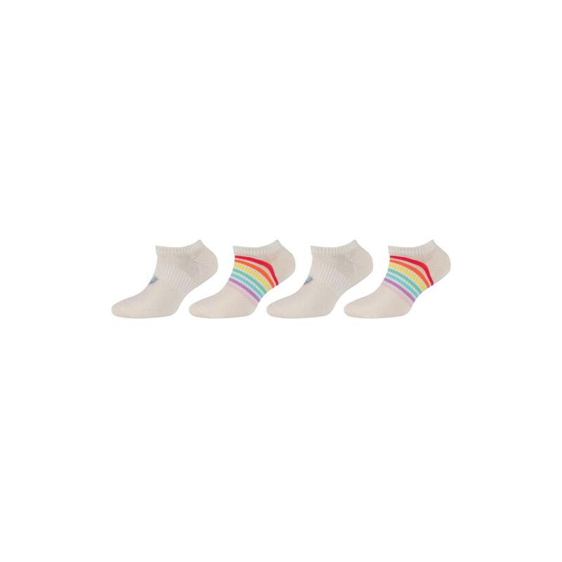 Sneakersocken Kinder offwhite 4er Pack