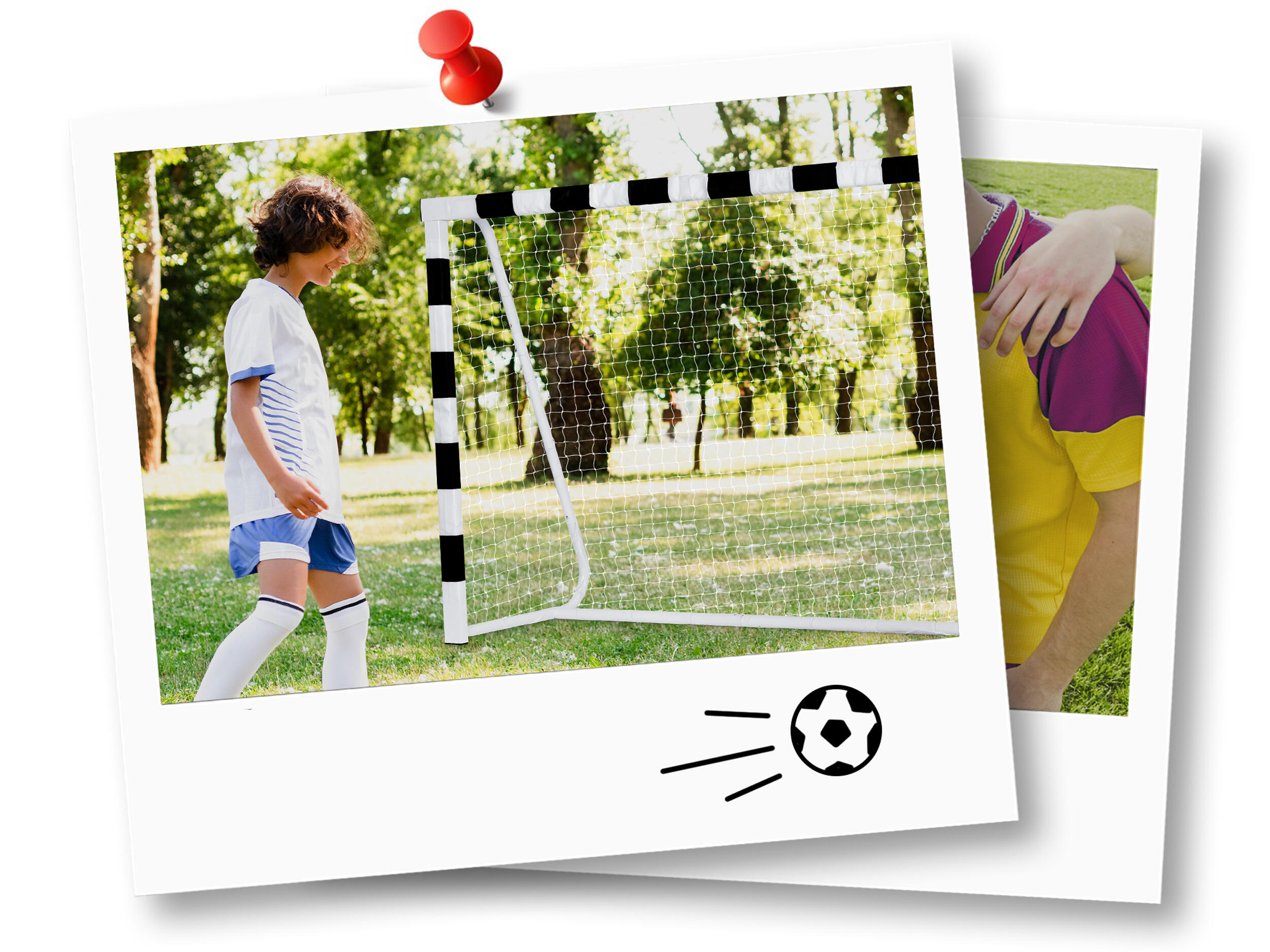 Porte calcio Neo-Sport Ns-462, Nero 3/7