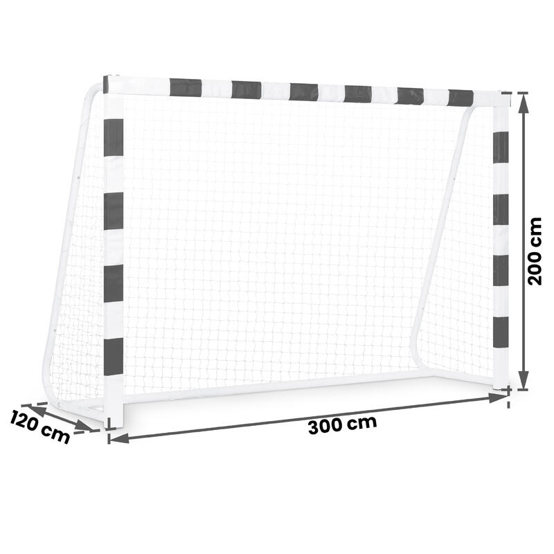 Bramka piłkarska do piłki nożnej 300 x 200 x 120 cm Neo-Sport NS-465
