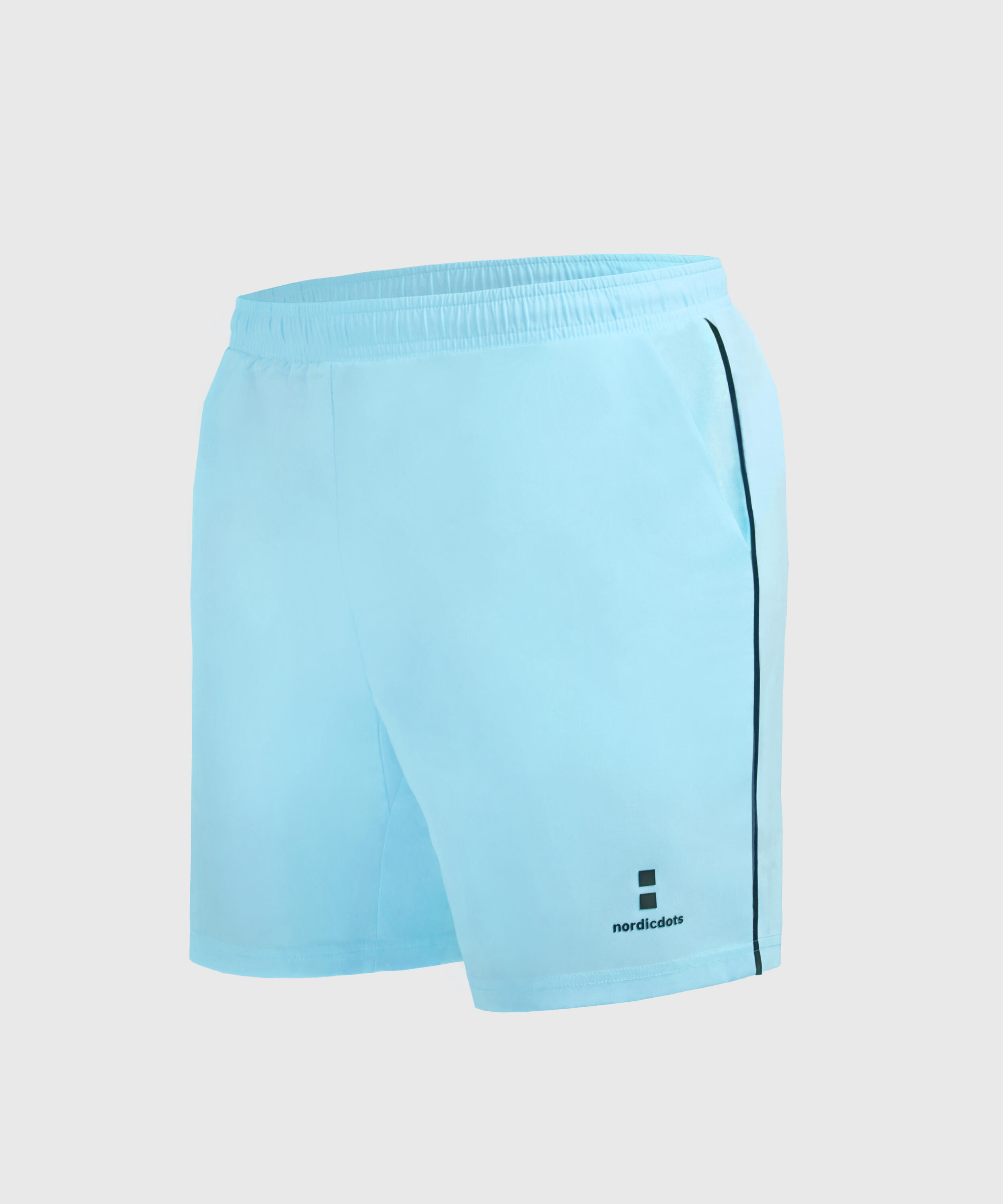 NORDICDOTS Men's Performance Shorts Tennis/Padel Cooling Blue