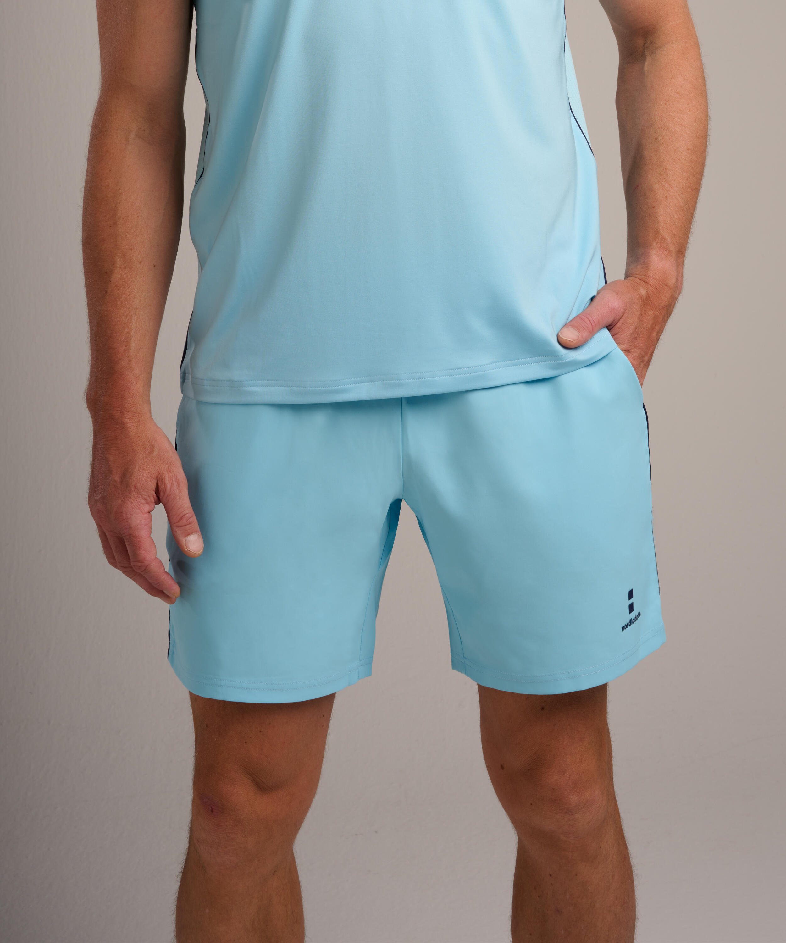 Performance Tennis/Padel Shorts Herren Cooling Blue 2/3