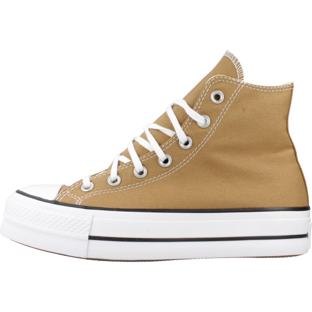 Baskets Converse Modèle Chuck Taylor All Star Platform Couleur Marron 2/5