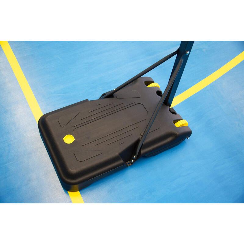 Mini basketbal maat 1 kinderen K100 Rubber geel