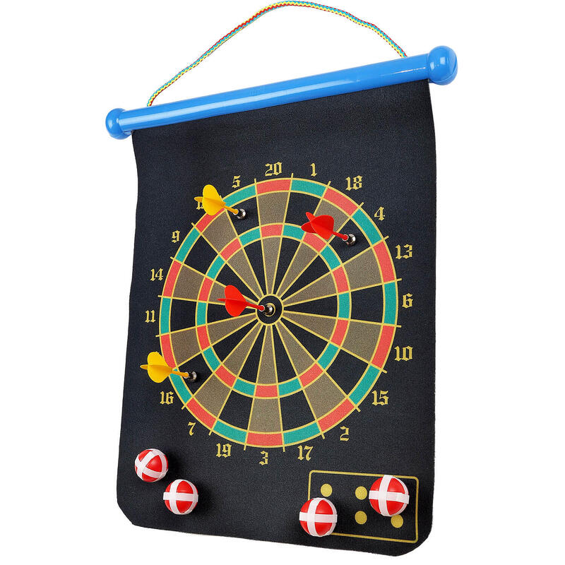Joc Darts magnetic pentru copii Astronauti,cu 4 sageti si 4 bile velcro,34x45 cm