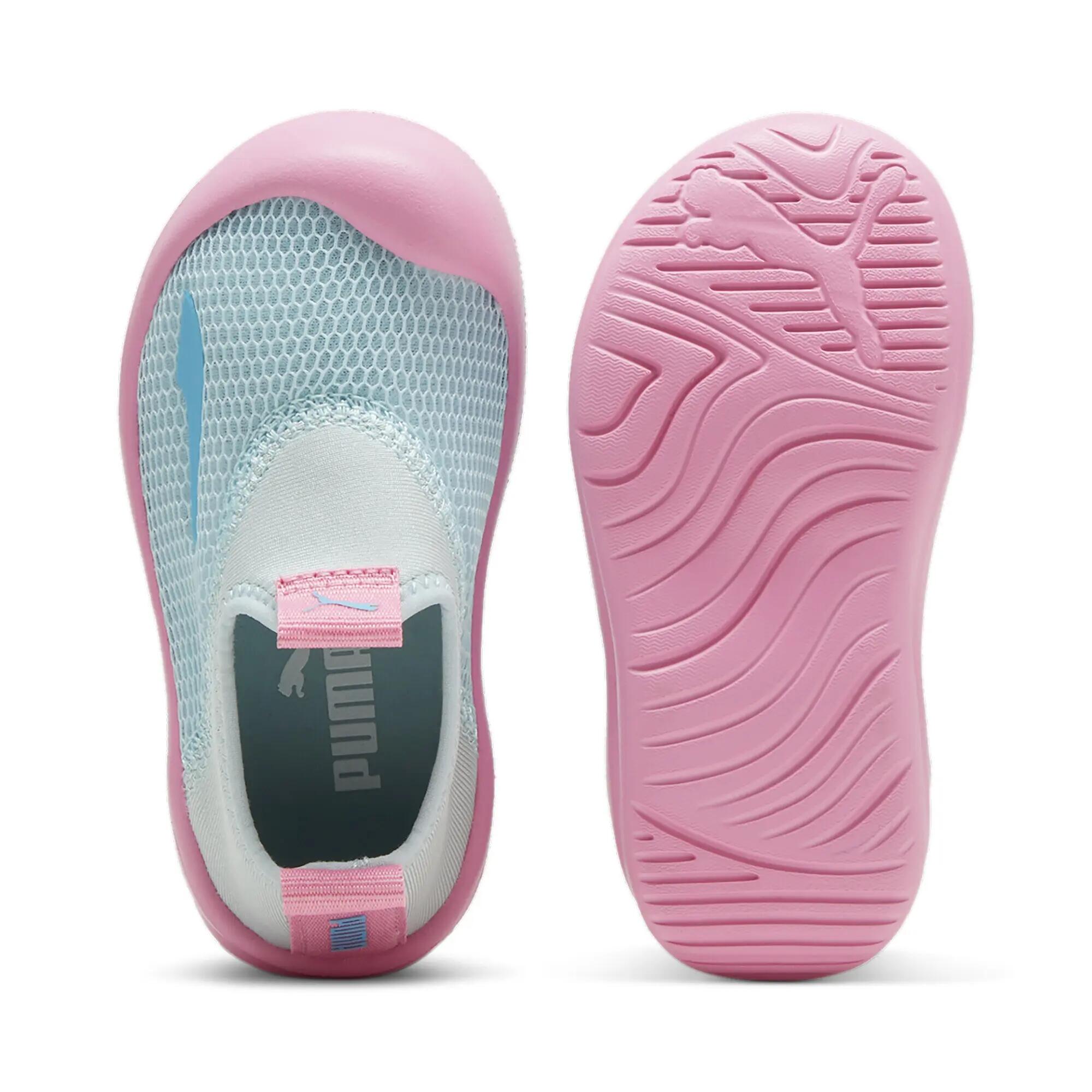 Aquacat Shield sandalen kinderen PUMA Turquoise Surf Bright Aqua Fast Pink Blue 4/6