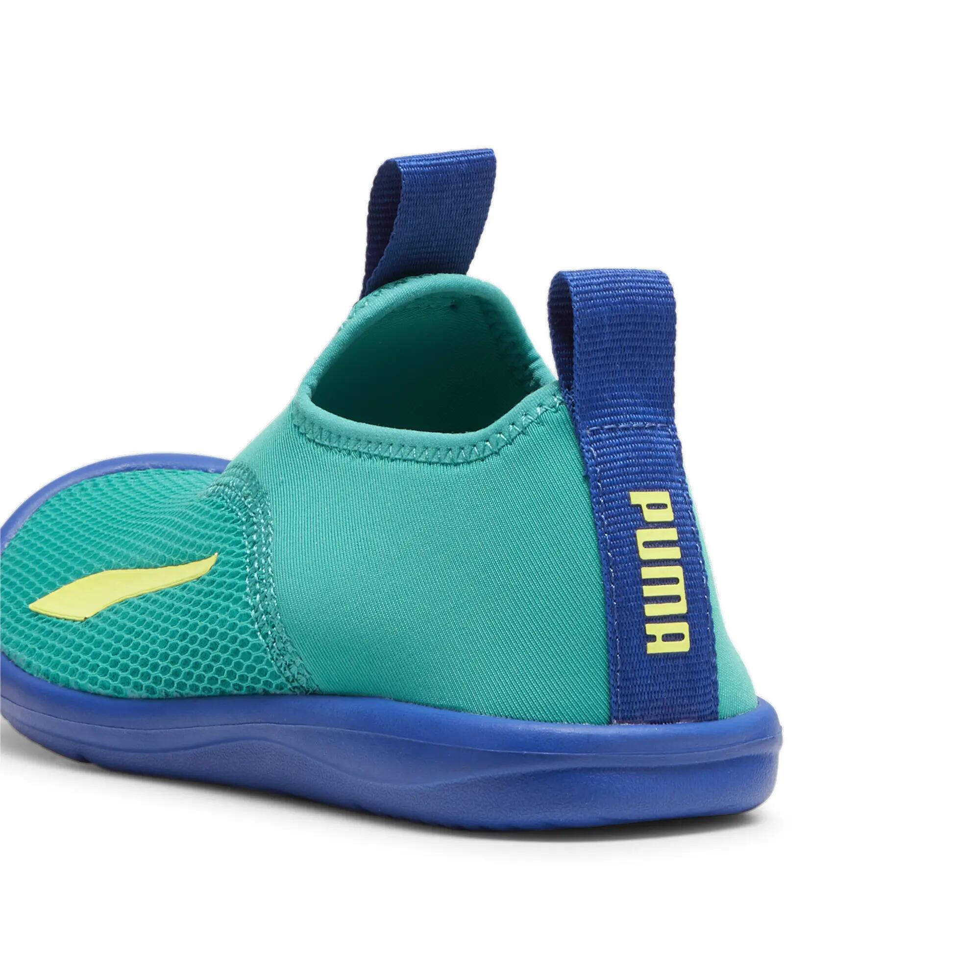 Aquacat Shield sandalen kinderen PUMA Sparkling Green Lime Pow Cobalt Glaze Blue 2/6