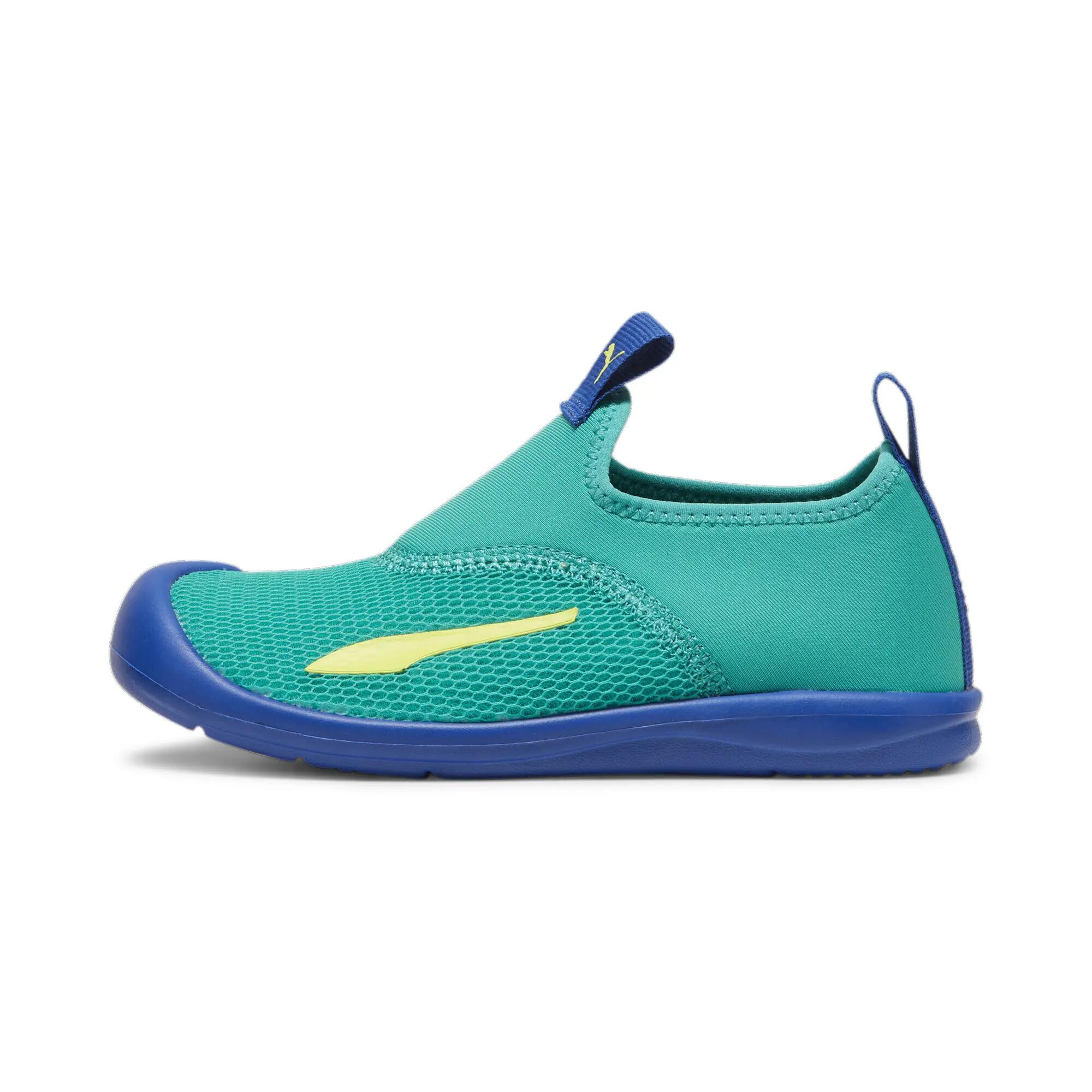 Sandales Aquacat Shield Enfant PUMA Sparkling Green Lime Pow Cobalt Glaze Blue 3/6