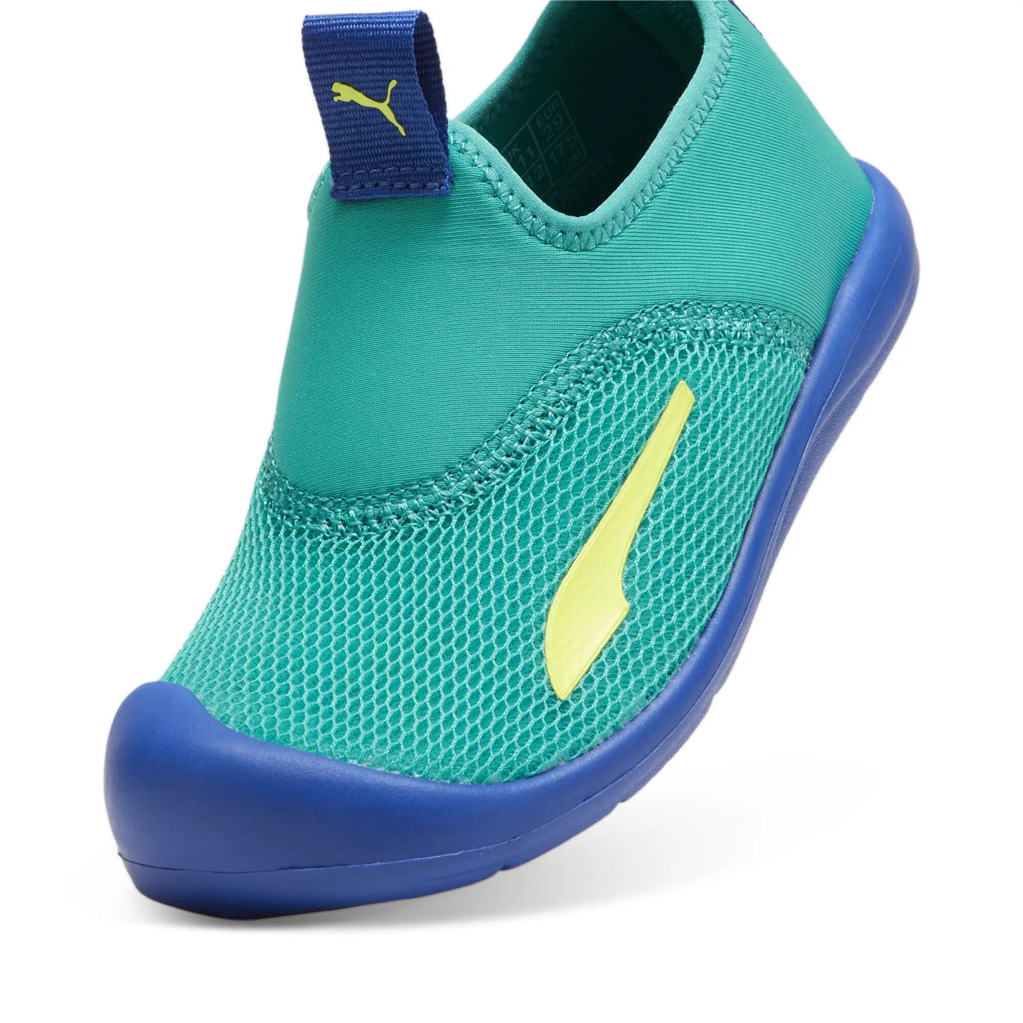 Sandales Aquacat Shield Enfant PUMA Sparkling Green Lime Pow Cobalt Glaze Blue 6/6