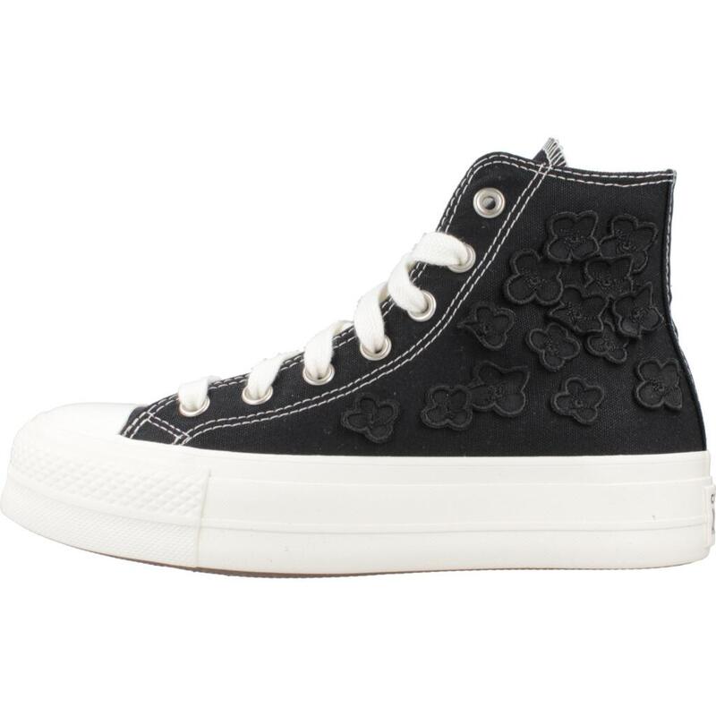 Zapatillas mujer Converse Chuck Taylor All Star Lift 3d Flowers Negro