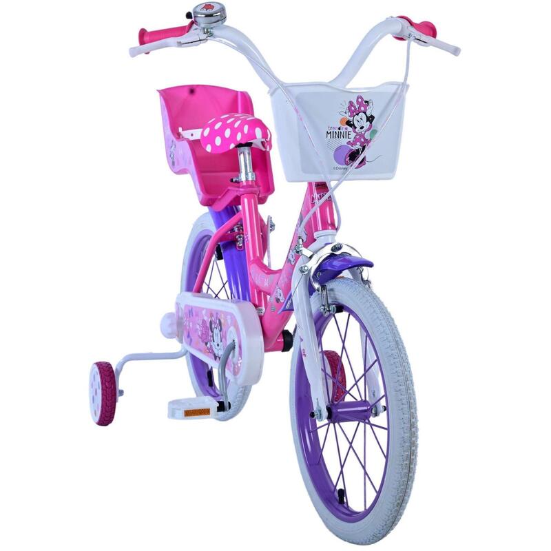 Velo Enfant 16 Pouces Minnie Mouse 5-7 Ans