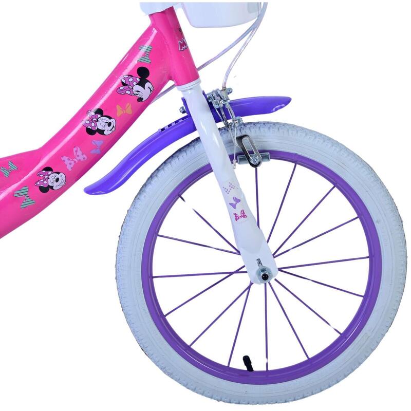 Fiets 16 inch 5-7 jaar Minnie Mouse