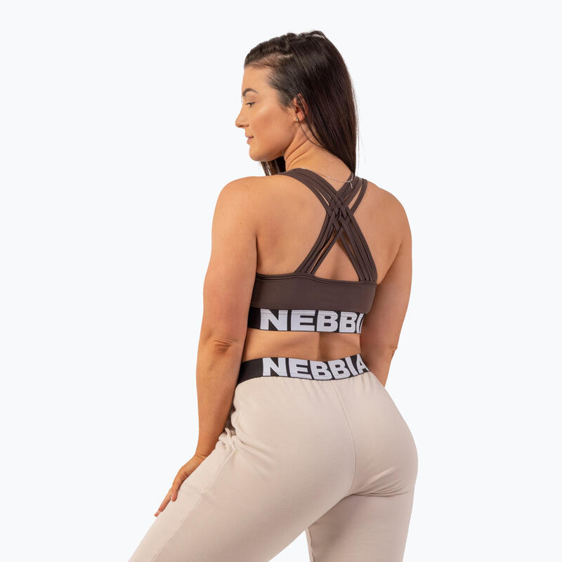 Biustonosz fitness NEBBIA Medium Impact Cross