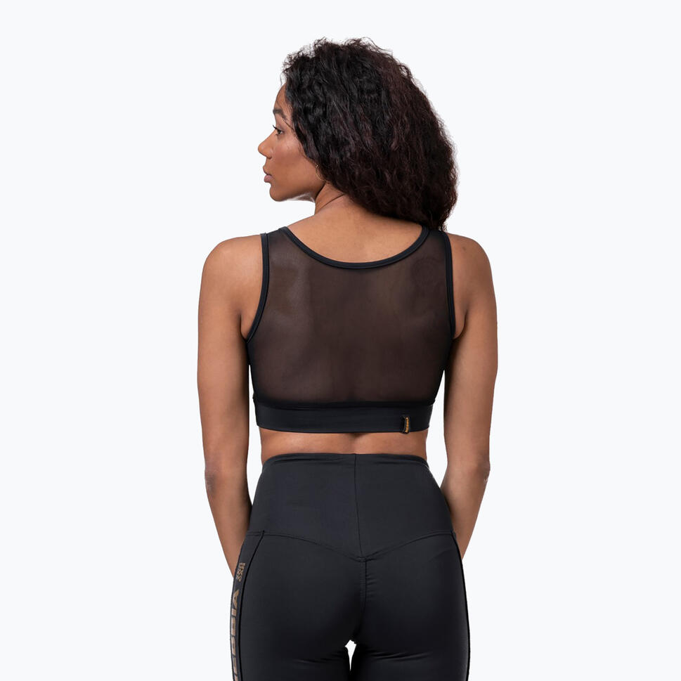 Biustonosz treningowy NEBBIA Gold Mesh Mini Top