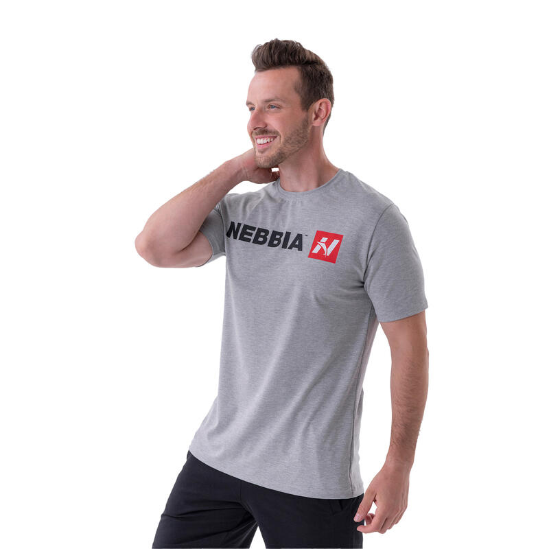 Camiseta entrenamiento hombre NEBBIA Roja "N"