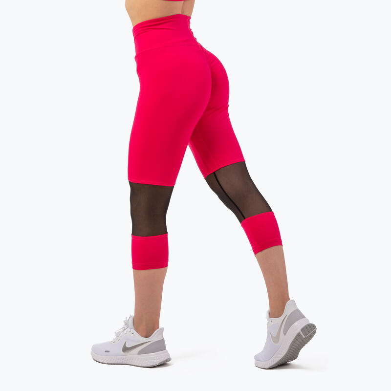 Colanți Fitness Femei Sporty High-Waist 3/4 Roz