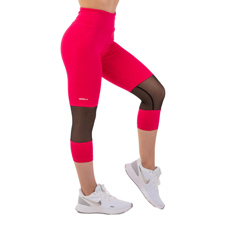 Colanți Fitness Femei Sporty High-Waist 3/4 Roz