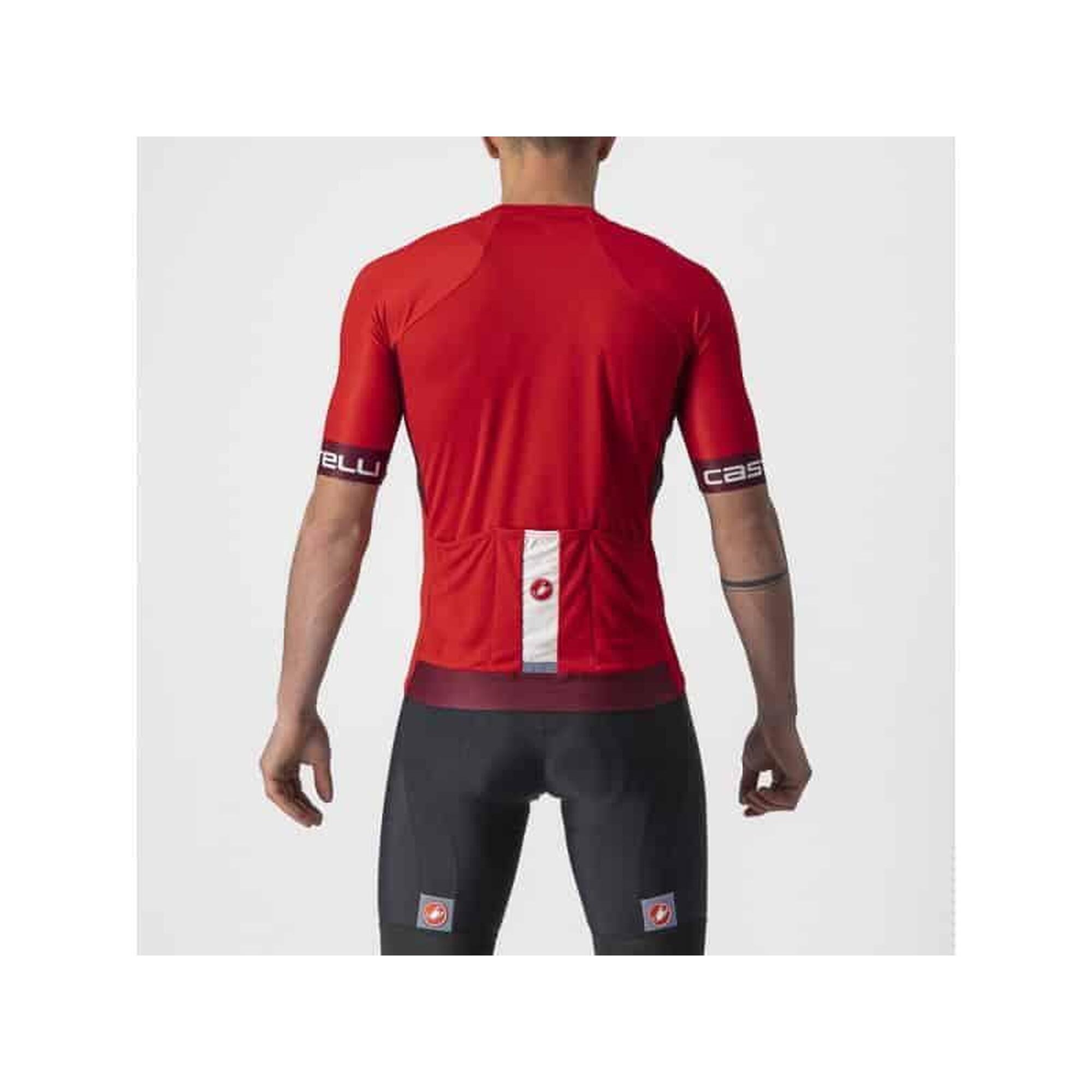 Maillot manga corta Castelli Entrata VI Rojo