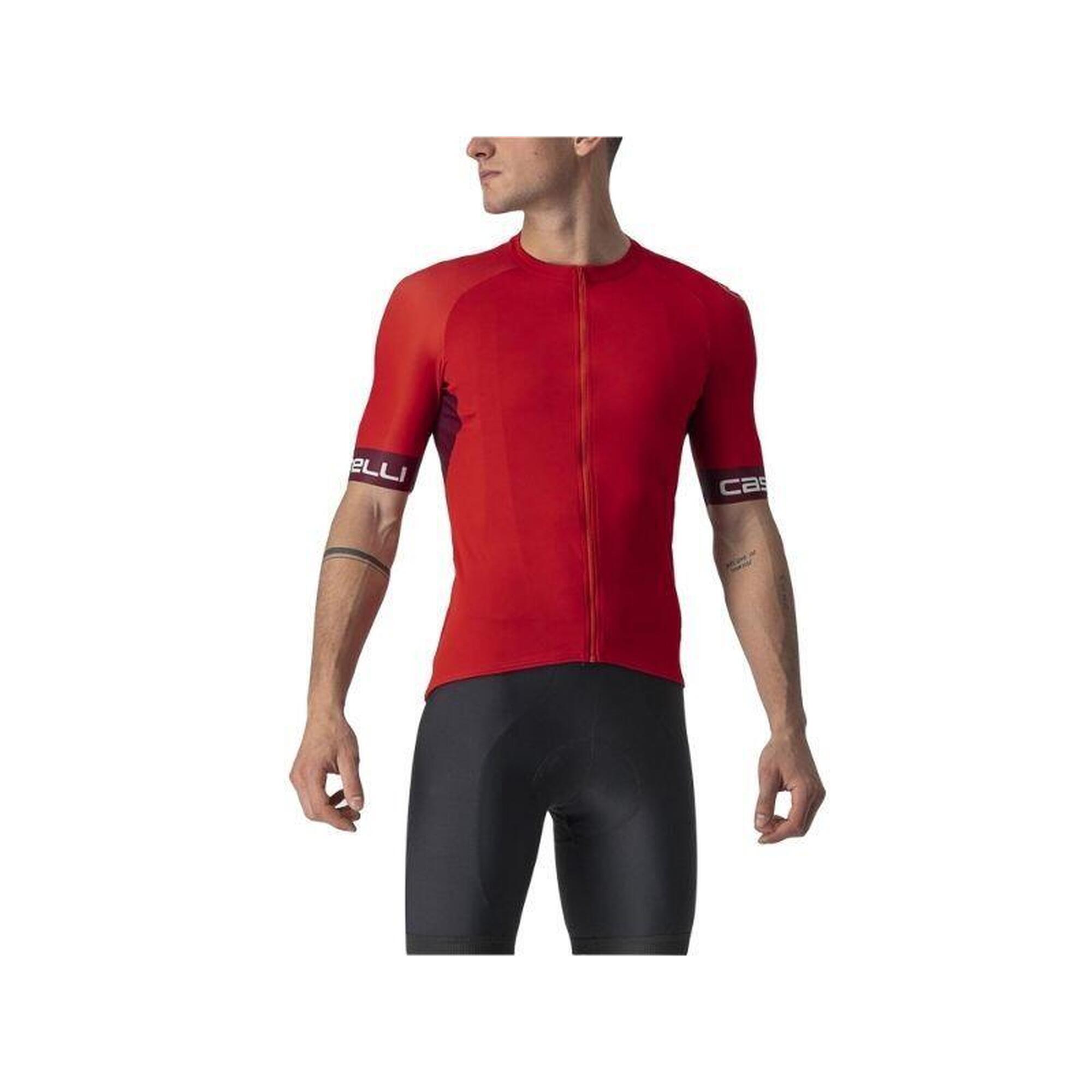 Maillot manga corta Castelli Entrata VI Rojo